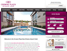 Tablet Screenshot of neworleansairporthotel.com